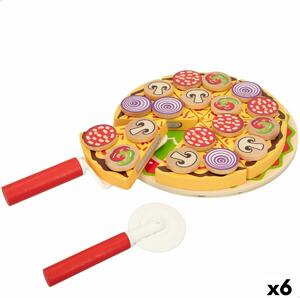 Spel av Trä Woomax Pizza 27 Delar (6 antal)
