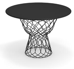 EMU - Re-Trouvé Round Table Ø105, Black - Balkong- och cafébord - Patricia Urquiola - Svart - Metall