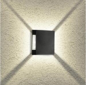 Brilagi - LED utomhusväggarmatur QUADRAY LED/4W/230V svart IP65