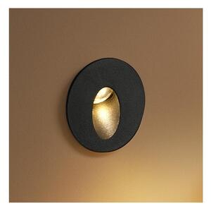 Brilagi - LED infälld utomhusarmatur STAIRDOT LED/2W/230V svart IP65 rund