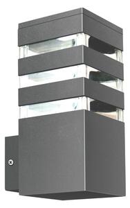 LED RGBW dimbar utomhusväggarmatur TEKSAS 1xE27/12W/230V IP44 antracit