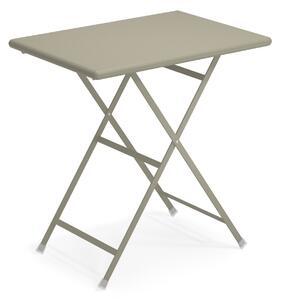 EMU - Arc en Ciel Folding Table 70 cm, Grey/Green - Balkong- och cafébord - Grön - Metall