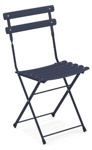 EMU - Arc en Ciel Folding Chair, Dark Blue - Balkong- och caféstolar - Blå