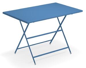EMU - Arc en Ciel Folding Table 110 cm, Marine Blue - Balkong- och cafébord - Blå - Metall