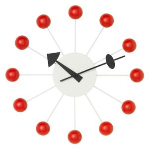 Vitra - Ball Clock väggklocka Röd - Klockor - George Nelson - Röd