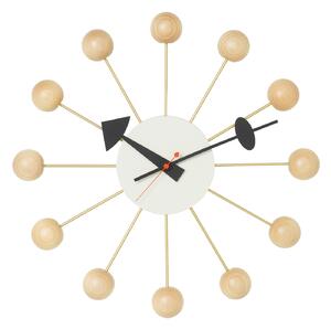 Vitra - Ball Clock väggklocka Natural - Klockor - George Nelson - Brun