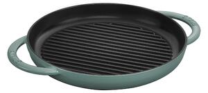 Staub Grill Pans Grillpanna 26 cm, Gjutjärn, Eukalyptus