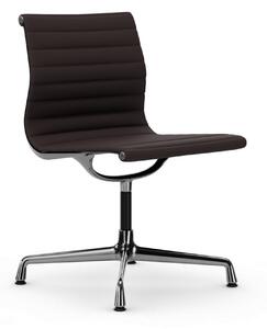 Vitra - EA 101, Polerat, Läder: Kat. L40 - Leather Premium Plum 87 - Kontorsstolar - Charles & Ray Eames - Brun