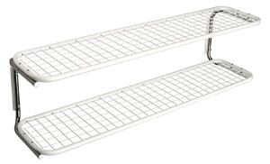 Essem Design - Classic 650S Skohylla Vit/Krom, 100 cm - Hatthyllor och skohyllor - Gunnar Bolin - Svart - Metall/Plast
