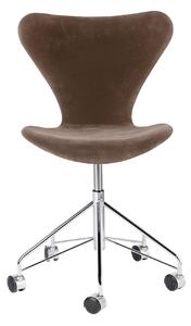 Fritz Hansen - 3117 Sjuan, Fully Upholstered, Base Chromed - Kontorsstolar - Arne Jacobsen
