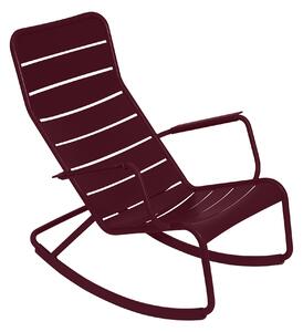 Fermob - Luxembourg Rocking Chair - Black Cherry - Fåtöljer utomhus - Frédéric Sofia - Metall