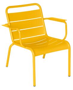 Fermob - Luxembourg Lounge Armchair - Honey - Fåtöljer utomhus - Frédéric Sofia - Metall