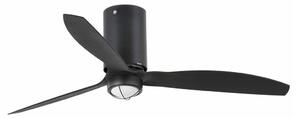 FARO 32043WP-10 - LED takfläkt MINI TUBE FAN LED/16W/230V svart d. 128 cm SMART + Fjärrkontroll