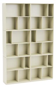 Montana - Read Spacious Bookshelf, Plinth H3 cm - Vanilla - Hyllor - Peter J. Lassen - Vit - MDF
