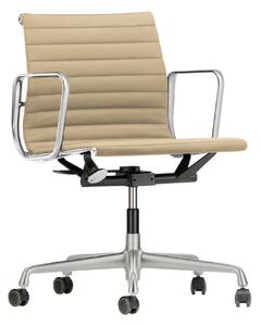 Vitra - EA 117, Polerat, Läder: Kat. L40 - Leather Premium - 63 - Kontorsstolar - Charles & Ray Eames - Beige