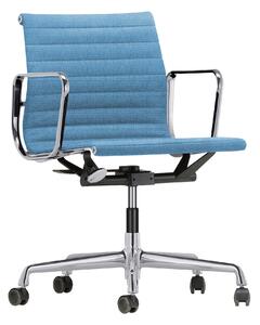 Vitra - EA 117, Förkromat, Tyg: Kat. F60 - Hopsak - 83 - Kontorsstolar - Charles & Ray Eames - Blå