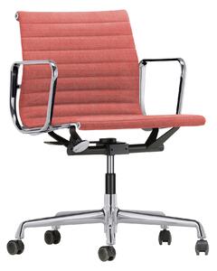 Vitra - EA 117, Förkromat, Tyg: Kat. F60 - Hopsak - 63 - Kontorsstolar - Charles & Ray Eames - Röd