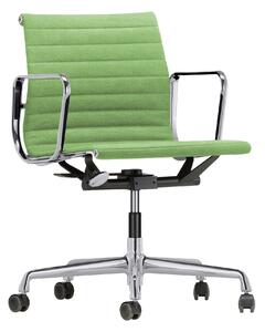 Vitra - EA 117, Förkromat, Tyg: Kat. F60 - Hopsak - 69 - Kontorsstolar - Charles & Ray Eames - Grön