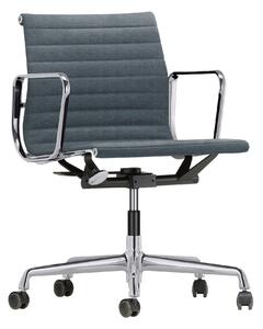 Vitra - EA 117, Förkromat, Tyg: Kat. F60 - Hopsak - 82 - Kontorsstolar - Charles & Ray Eames - Blå