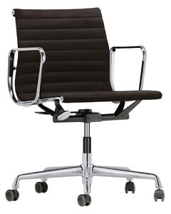 Vitra - EA 117, Förkromat, Läder: Kat. L20 - Leather - 68 - Kontorsstolar - Charles & Ray Eames - Brun