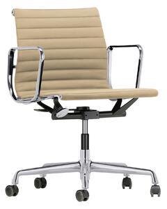 Vitra - EA 117, Förkromat, Läder: Kat. L40 - Leather Premium - 63 - Kontorsstolar - Charles & Ray Eames - Beige
