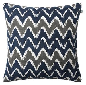 Chhatwal & Jonsson - Ikat Bangalore Outdoor Cushion - Navy/Grey - Dynor och kuddar