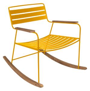 Fermob - Surprising Rocking Chair - Honey - Fåtöljer utomhus - Harald Guggenbichler - Metall