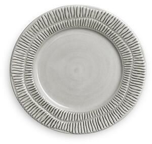 Mateus - Stripes Tallrik 21 cm Grå - Mattallrikar - Grå