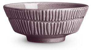 Mateus - Stripes Skål 15cm/50cl Plommon - Soppskålar - Lila