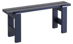 HAY - Weekday Bench 111x23 cm / Steel Blue - Trädgårdsbänkar - Hannes & Fritz - Blå - Trä