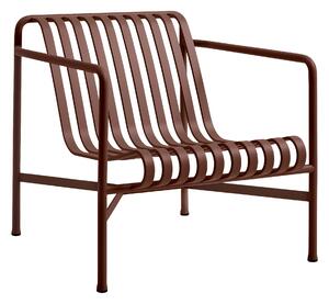 HAY - Palissade låg loungestol - Iron Red - Matstolar utomhus - Ronan & Erwan Bouroullec - Röd - Metall