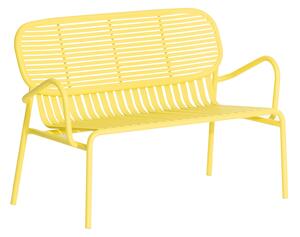 Petite Friture - Week-End Double Sofa, Yellow - Trädgårdsbänkar - Studio Brichet-Ziegler - Gul - Metall