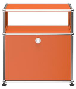 USM - USM Haller 57 nattduksbord Pure Orange - Sängbord - Fritz Haller,Paul Schärer - Orange - Metall