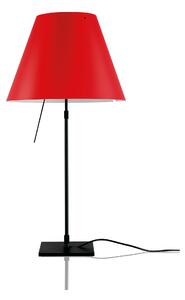 Luceplan - Costanza D13 Bordslampa, Svart, Röd - Bordslampor - Paolo Rizzatto - Röd