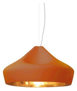 Marset - Pleat Box 47 E27 - Terracotta, Gold - Pendellampor - Mashallah,Xavier Mañosa - Brun