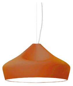 Marset - Pleat Box 47 E27 - Terracotta, White - Pendellampor - Mashallah,Xavier Mañosa - Brun