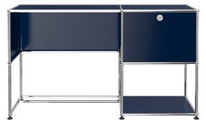 USM - USM Haller 107 skrivbord Steel Blue - Skrivbord - Fritz Haller,Paul Schärer - Blå - Metall
