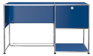 USM - USM Haller 107 skrivbord Gentian Blue - Skrivbord - Fritz Haller,Paul Schärer - Blå - Metall