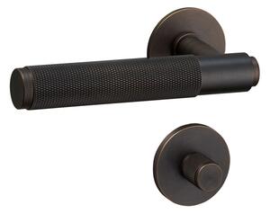 Buster + Punch - Door Lever Handle & Thumb Turn Lock Smoked Bronze - Beslag - Massimo Buster Minale - Brons