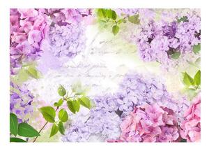 Självhäftande Fototapet - May's lilacs - 98x70
