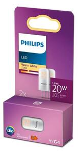 KIT 2x LED glödlampa Philips G4/1,8W/12V 2700K