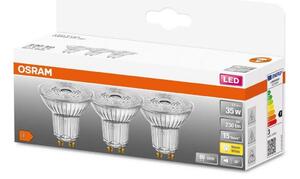KIT 3x LED glödlampa PAR16 GU10/2,6W/230V 2700K - Osram