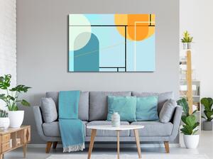 Canvas Tavla - Arranged Ocean Wide - 60x40