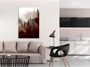Canvas Tavla - Brown Forest Vertical - 40x60
