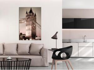 Canvas Tavla - London Bridge Vertical - 40x60