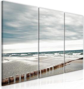 Canvas Tavla - Nostalgic Baltic (3 delar) - 120x60