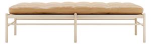 Carl Hansen - OW150, Tvålad Ek, Lädergrupp A Loke - 7050 - Dagbäddar - Ole Wanscher - Brun