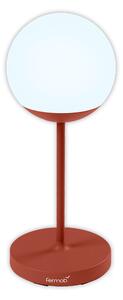 Fermob - Mooon! Lamp 63 cm Red Ochre 20 - Bordslampor utomhus - Tristan Lohner - Röd