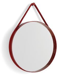 HAY - Strap spegel Ø50 cm Red - Väggspeglar - Röd