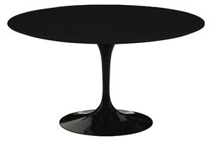 Knoll - Saarinen Round Table - Matbord, Ø 137 cm, Svart underrede, skiva i Svart laminat - Matbord - Eero Saarinen - Svart - Laminat/Metall